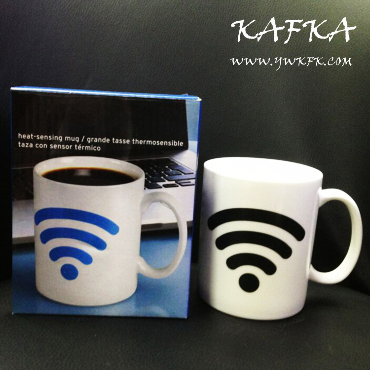 New color-changing cup WIFI wireless color-changing cup Ceramic cup mug mug color-changing cup