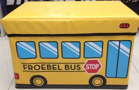 全网新品时尚卡通大号收纳凳，环保，加厚防尘，可擦洗