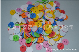 【厂家供应】儿童diy贴纸笑脸图案，VA材质创意贴贴纸细节图