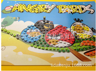 3D立体EVA创意马赛克贴画多种图案幼儿教具拼图贴画