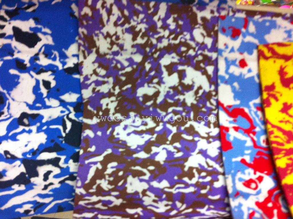 Camouflage EVA foam, high-elasticity two-color eva foam material, two-color bonded foam sheet Application Scenario