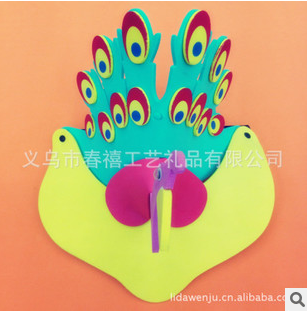 春禧来样定做eva儿童动物头套手工幼儿园表演面具量大从优