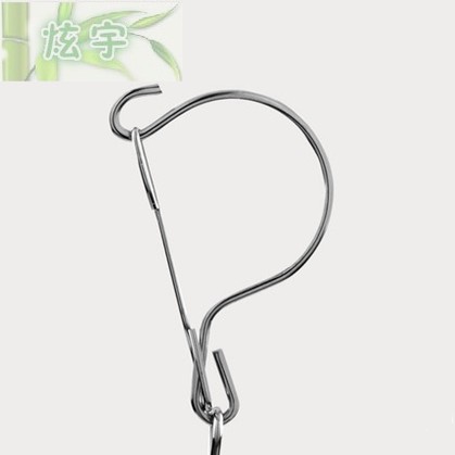 20夹方形双层不锈钢晾晒衣架 多功能防风挂钩袜子尿布衣架子细节图