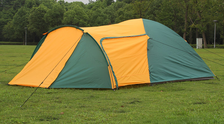 豪华一室一厅野营帐篷情侣露营户外防雨帐篷详情图2