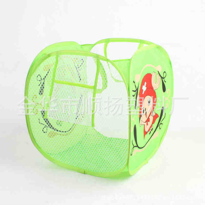 日式卡通脏衣篮浴室收纳盒 脏衣桶厂家批发