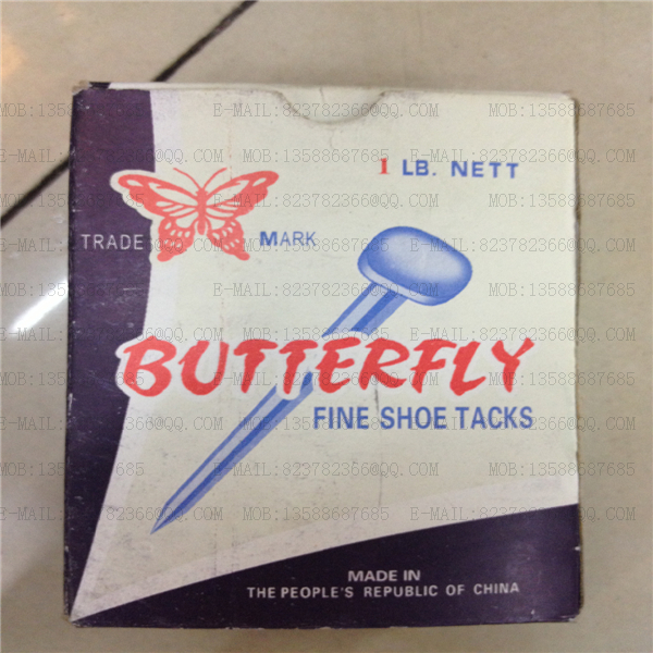 butterfly brand blue shoe studs