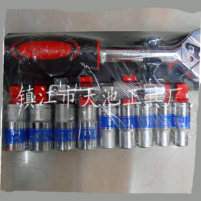 12PCS Matte Blue ribbon chrome vanadium steel Sleeve Hanging Clamp Set (1/2 ") details Picture