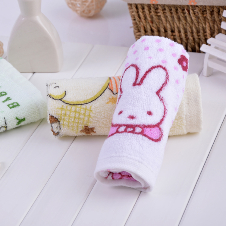 Pure cotton small towels, pure cotton untwisted children's towels, Yiwu daily necessities towel wholesale details Picture