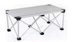 夏诺多吉 户外折叠桌椅 铝合金 折叠便携式桌子 野餐摆摊桌图