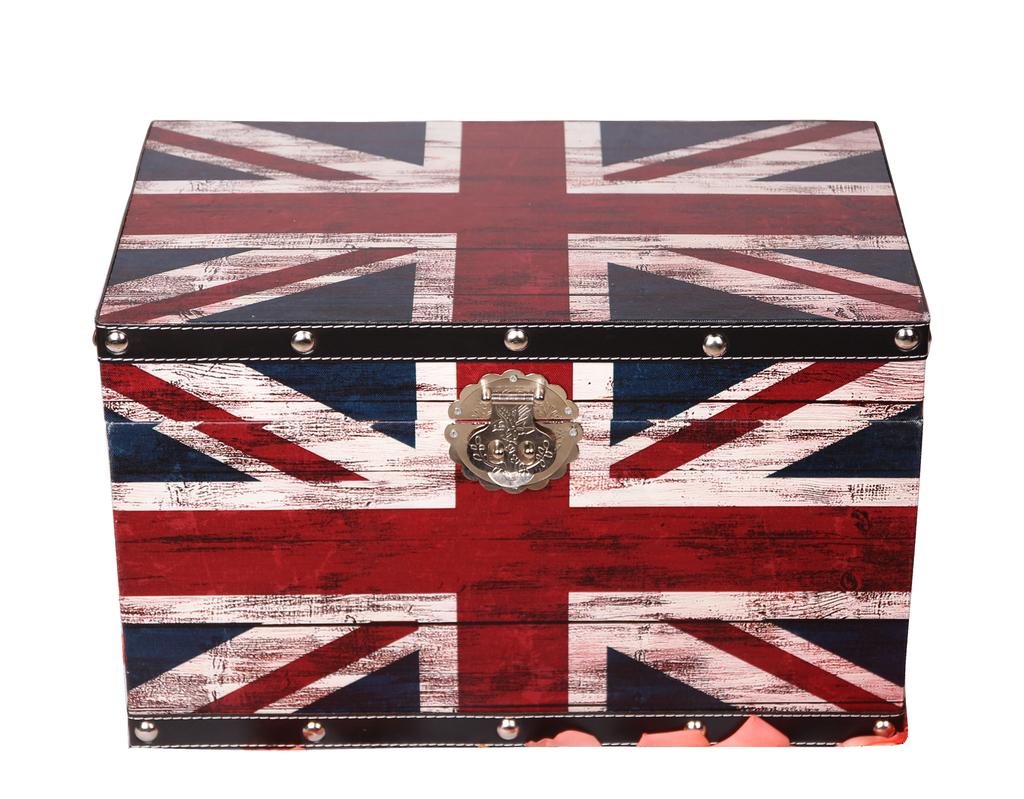 Storage box British style do old vintage glove boxes miscellaneous items box three sets of household ornaments box thumbnail