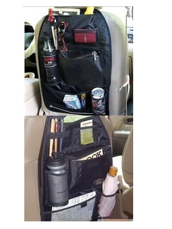 多功能车用牛津布椅背袋 车用杂物袋 汽车车载置物折叠收纳袋细节图