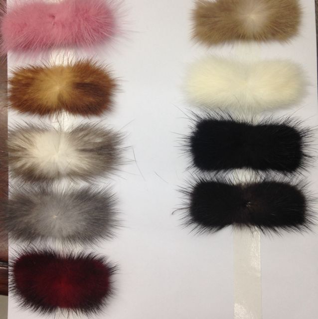 Mink Small Bow Multi-Color Option details Picture