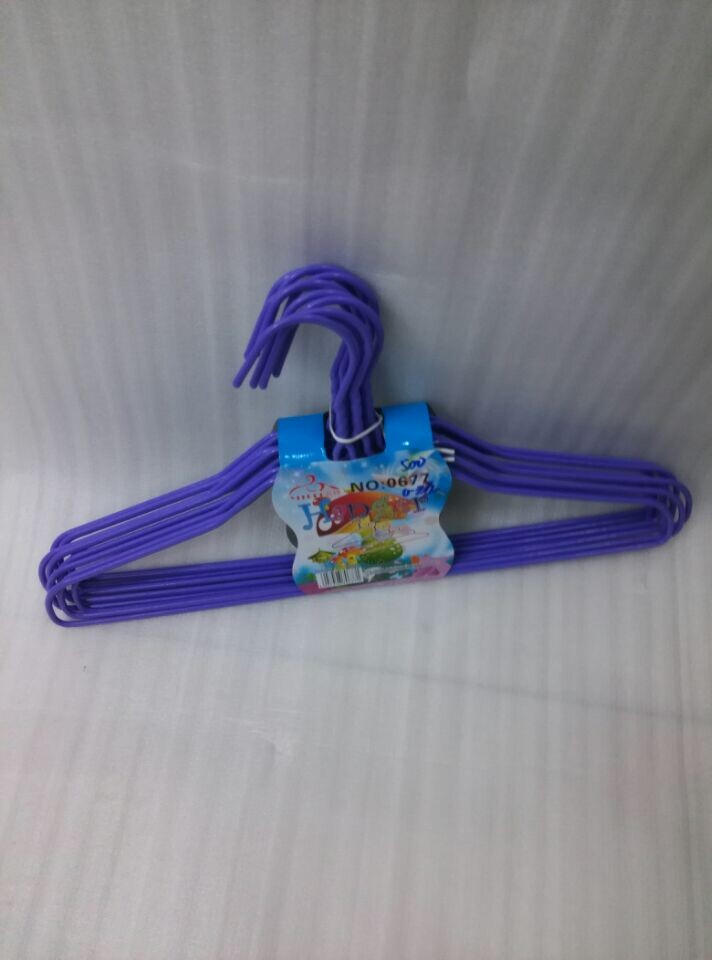 义乌好货钢丝衣架 浸塑衣架 铁艺 一件起批