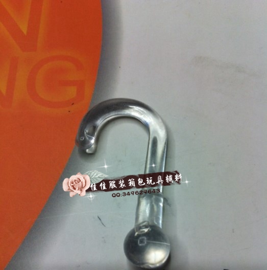 超市用零食食品货架s型塑料挂钩c型吊钩 衣物饰品包装袋子挂钩