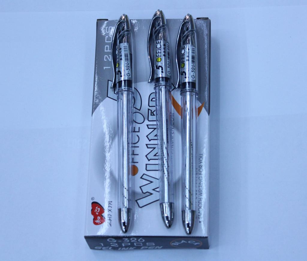 考试用笔签字笔中性笔知心牌G-326