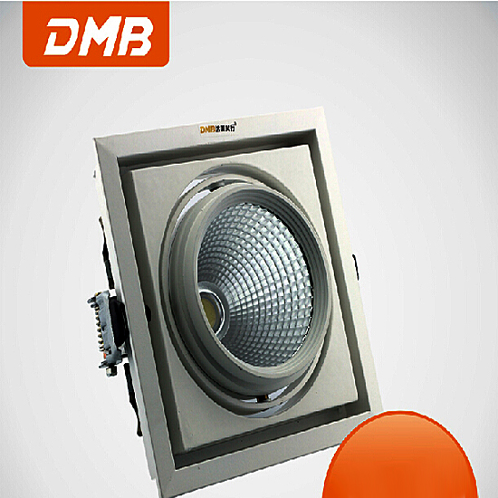DMB达美LED射灯 达美风行COB格栅射灯工程灯
