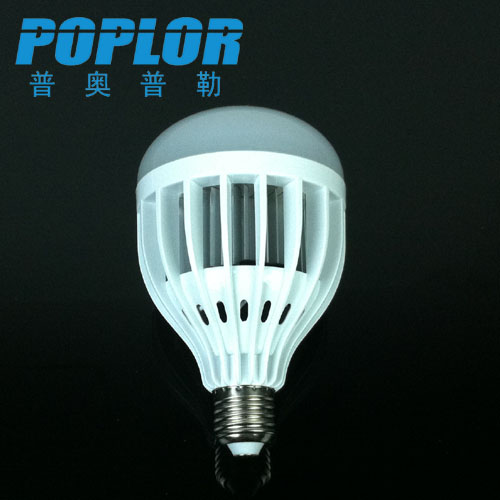 18W LED球泡灯 塑料LED灯泡LED灯 鸟笼款节能环保细节图