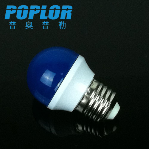 LED bulb G45 Plastic 3W LED color bulb PCl blue shell E27
