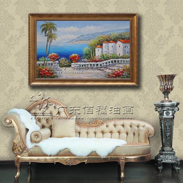 Oil painting hand-painted oil painting decorative oil painting thumbnail