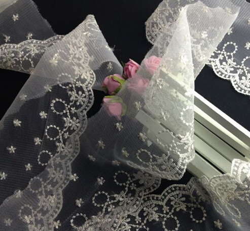 Set Yarn Embroidery Lace Width 9Cm In Stock Set Yarn Embroidery Lace Width 9Cm In Stock Specification drawing