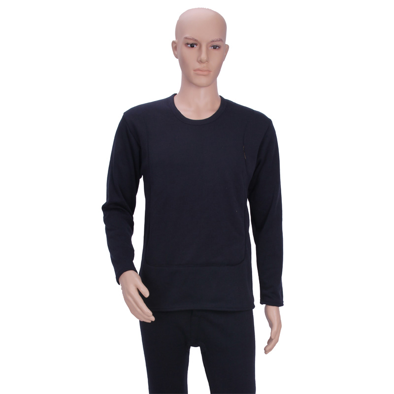 Men's and women's golden armor thermal underwear, thickened and fleece super soft double-layer set for middle-aged and elderly people Specification image