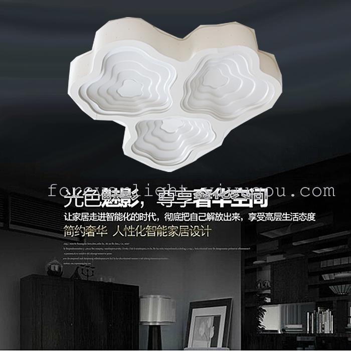 现代简约LED卧室灯儿童房吸顶灯具客厅灯饰创意书房餐厅吊灯细节图