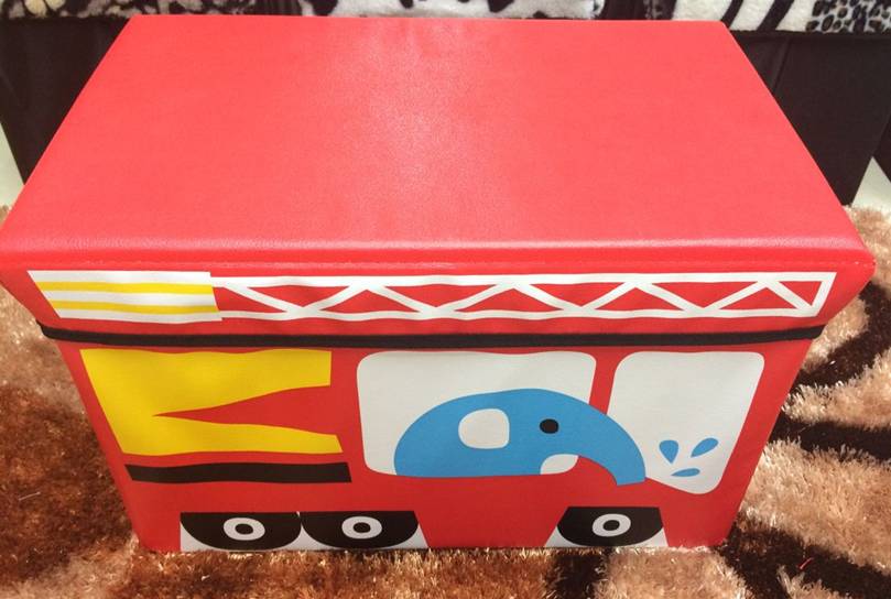 高质量多功能大号动物汽车收纳凳可折叠可收纳