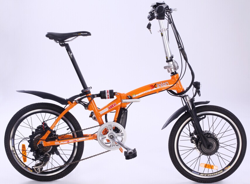 Lyz-014 20-inch front wheel core hidden battery rear-mounted motor trolley portable and foldable