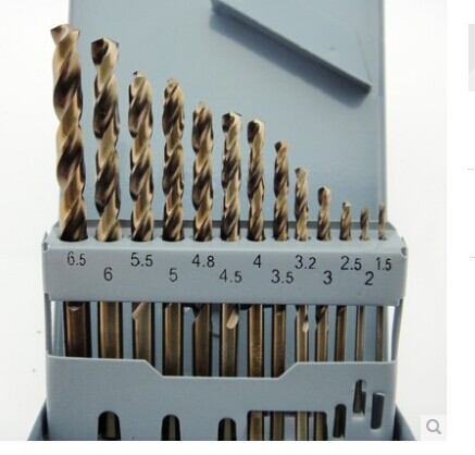 高速钢麻花钻HSS 4341 6542 4241 M35套装细节图