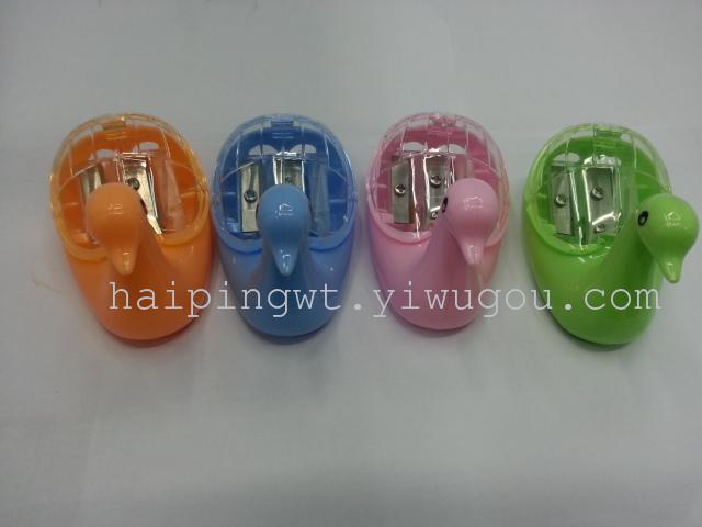 小天鹅卷笔刀 塑料卷笔刀 铅笔刀 削笔器细节图