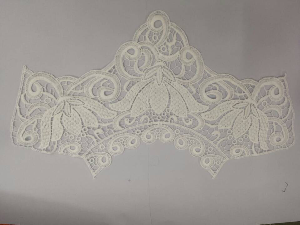 Pingyang Liyuan Lace Ribbon White Lace Collar Home Textile Decoration Application Scenario