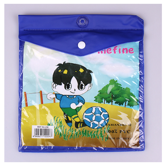 Direct sales from an export manufacturer of PVC fashionable children's raincoats for playing football