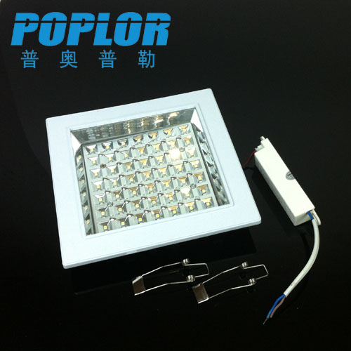4W LED kitchen and bathroom light LED hidden panel light Bathroom light Square three-amp IC constant current drive