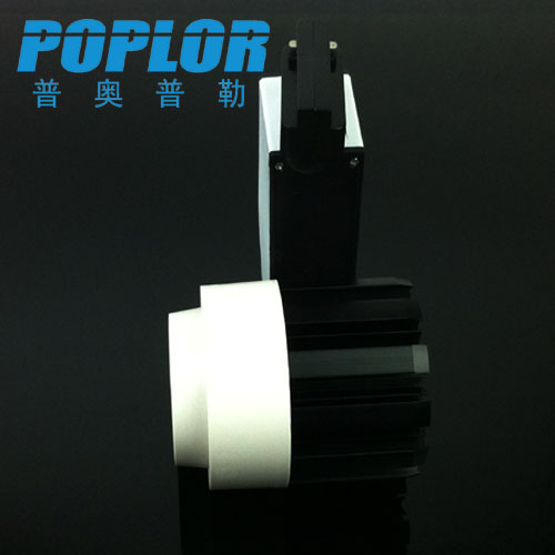 20WLED轨道灯 明装服装店射灯小侧COB导轨灯LED灯铝细节图