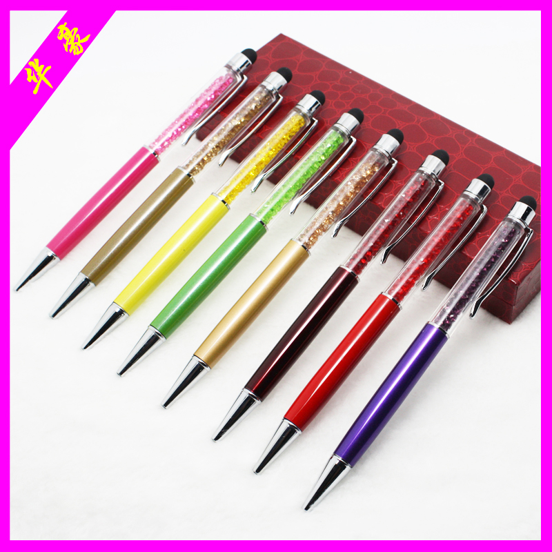 Huahao new product listing metal pen Bullet metal ballpoint pen spinning metal pen advertising gift pen special price