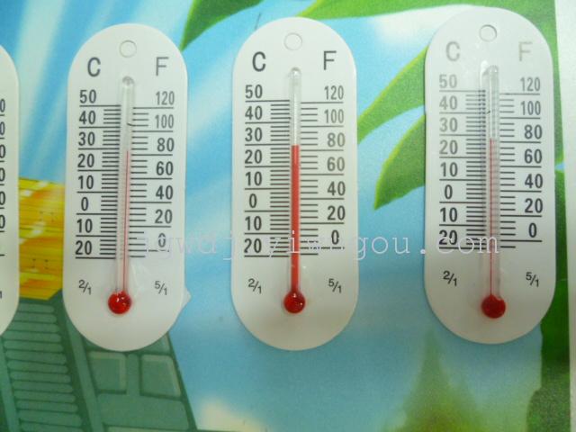 Factory direct sales of cardboard and glass small thermometers, cartoon indoor and outdoor accessories thermometers with high accuracy details Picture