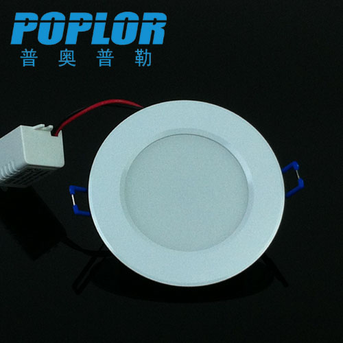 5W LED 筒灯LED 天花灯恒流驱动铝 草帽筒灯三安喷白