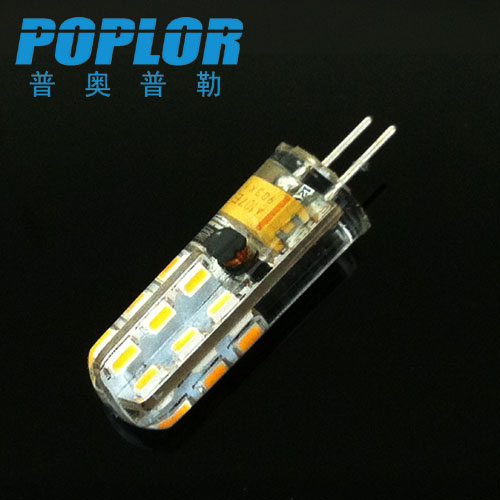 G4 Crystal Lamp socket 1.5W LED socket socket 24 DC12V pins