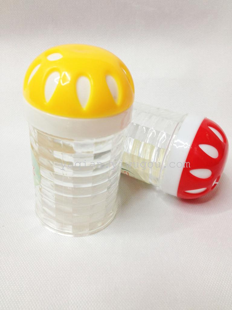 Plastic toothpick bottle cap can be rotated to blend with empty cans thumbnail