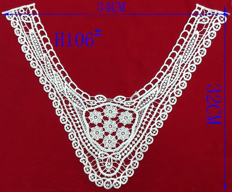 Direct sales of neckline water-soluble lace accessories and corsages from the manufacturer