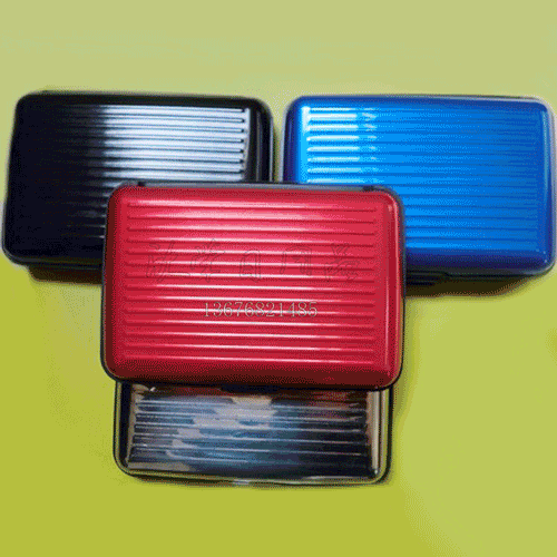 Waterproof, anti-magnetic, anti-metal card case, aluminum card box, bank card case, credit card holder, silver ID card holder