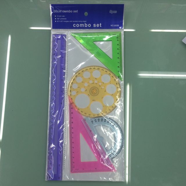 吴凯丽文体用品 尺子套装 直尺 塑料尺子