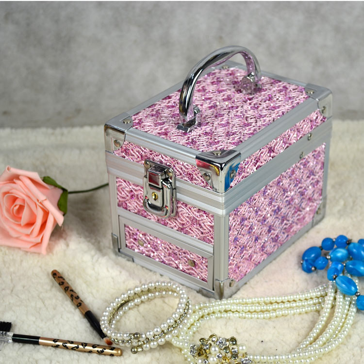 Guanyu factory direct selling hot jewelry box jewelry necklace storage box travel portable makeup box