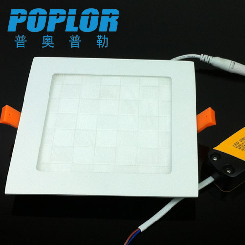 12W LED Ultra-thin 3D panel light LED ultra-thin downlight square chip IC constant current