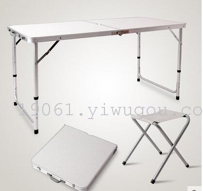 户外折叠桌子 折叠桌椅摆摊桌便携式铝合金桌餐桌野营桌培训桌子详情图3