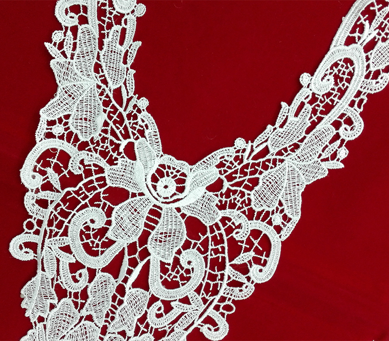 Direct sales from the manufacturer of water-soluble lace clothing accessories for collar flower embroidery details Picture