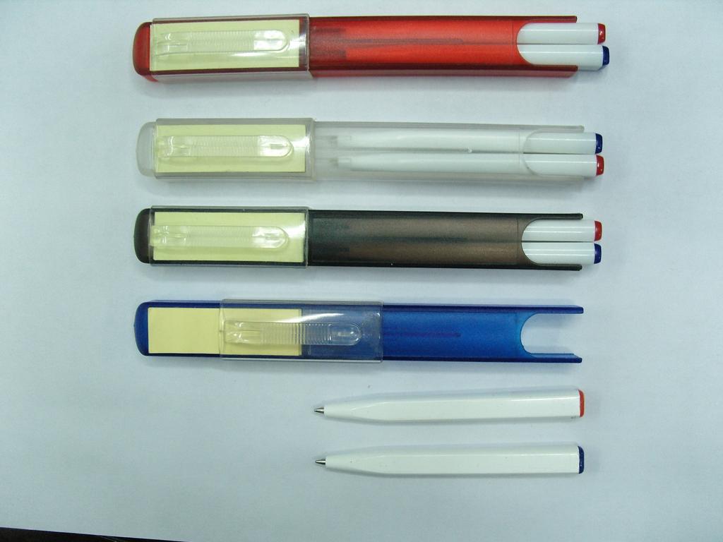 Ballpoint pen 2 color ballpoint pen notepad