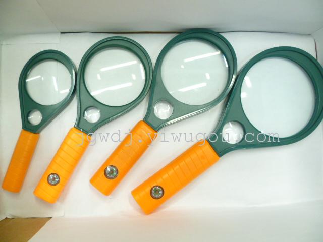 Dual-band compass handheld magnifying glass, student teaching magnifying glass, brand new material, good quality Specification image