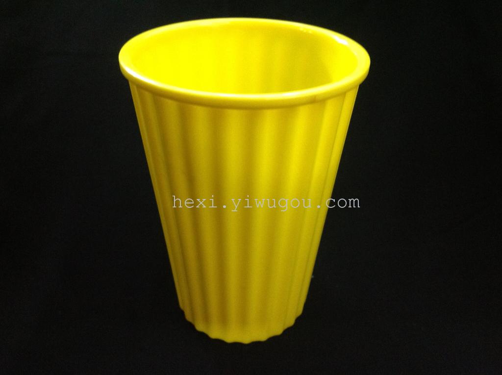 Melamine straight stripe beer mug 5011
