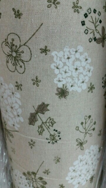 Polyester Linen Printing Dandelion Two Colours details Picture